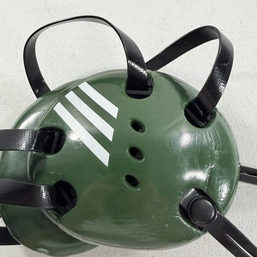 Adidas‎ Response Wrestling Ear Guard Headgear Green Adult Gear No Chin Strap Cup